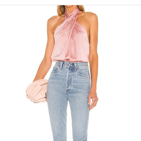 Superdown Amerie Pleated Halter Top - Picture 3 of 10